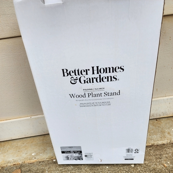 Better Homes & Gardens Folding Wood Plant Stand - Picture 5 of 8